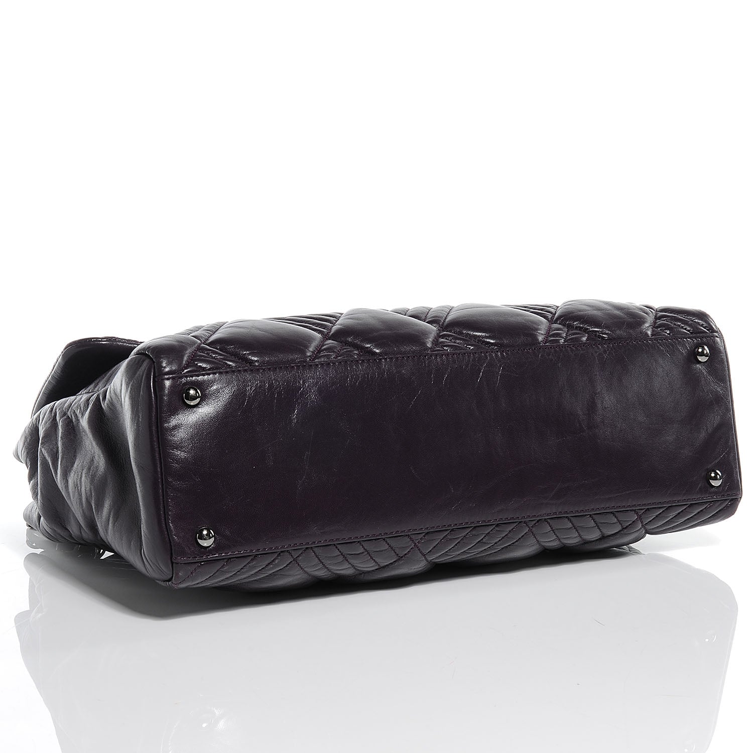 Chanel Lambskin In And Out Jumbo Maxi Flap 4 of 8