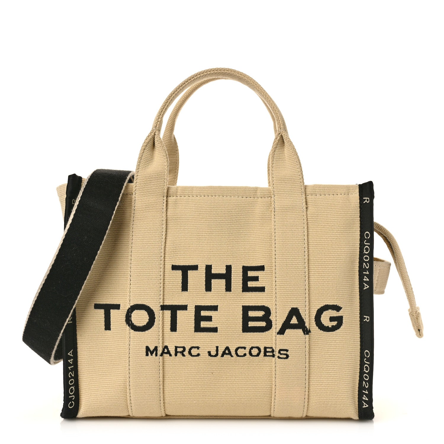 Marc Jacobs Jacquard Medium The Traveler Tote Bag Warm Sand 1 of 8