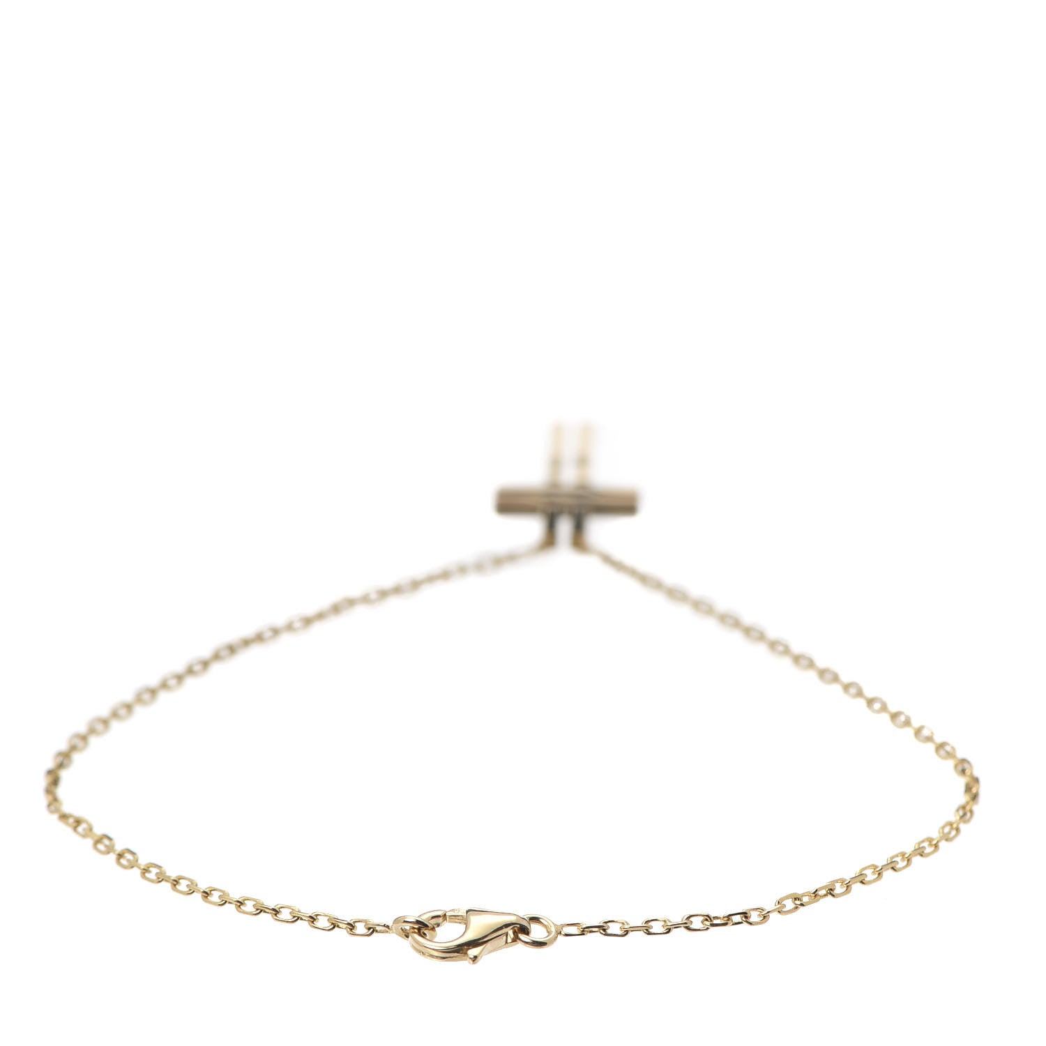 Cartier 18K Yellow Gold Double Cross Bracelet 3 of 7