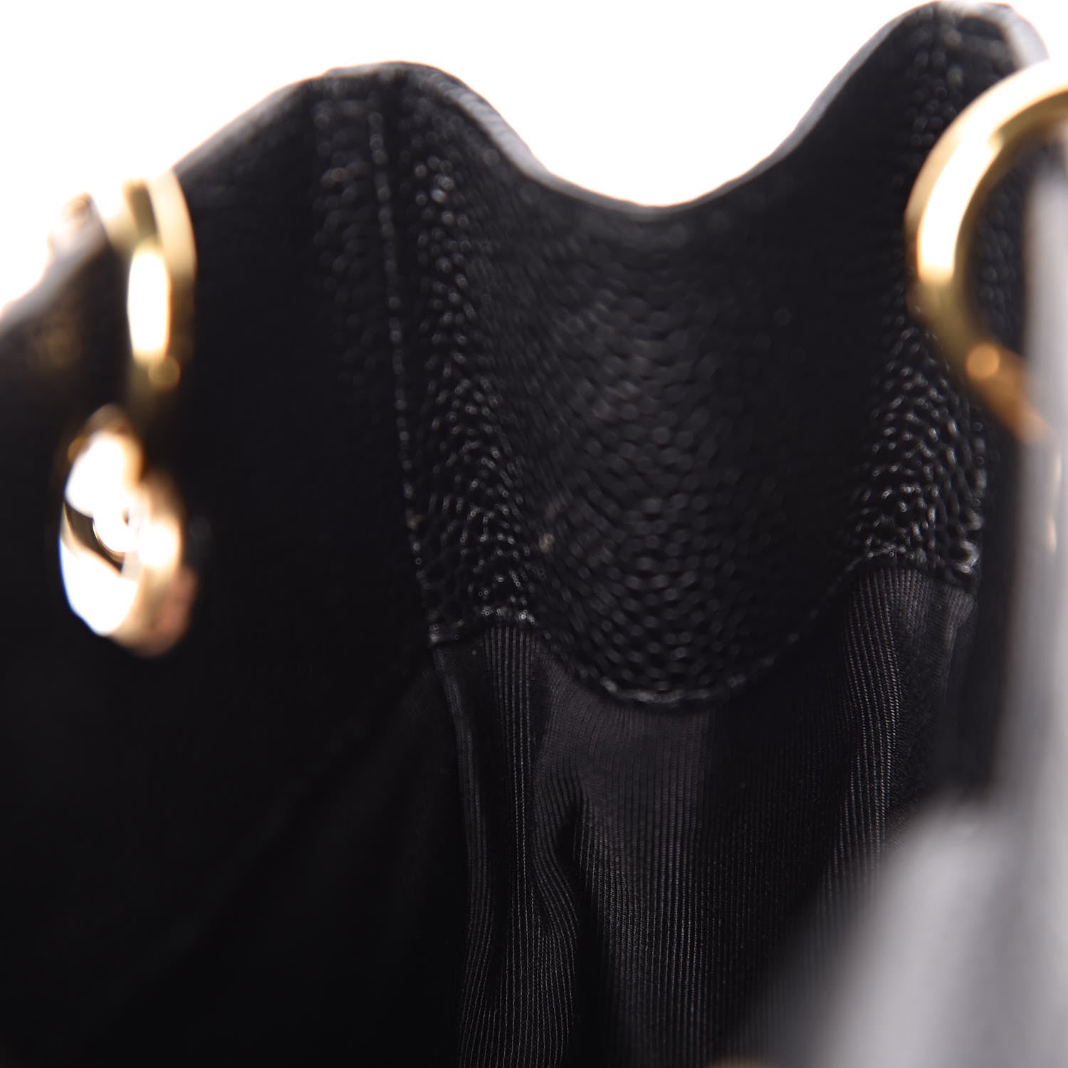 Chanel Caviar Quilted Petit Shopping Tote PST Black 10 of 20