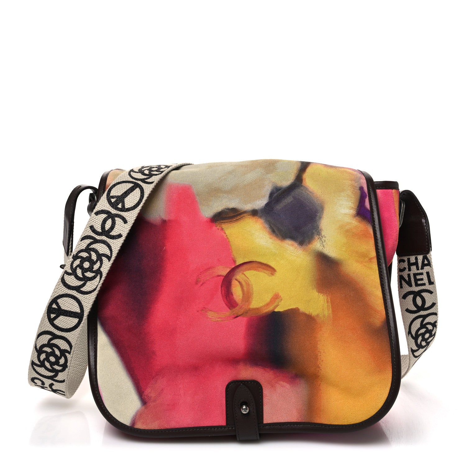 Chanel Printed Ultra Soft Lambskin Medium Flower Power Messenger 1 of 9