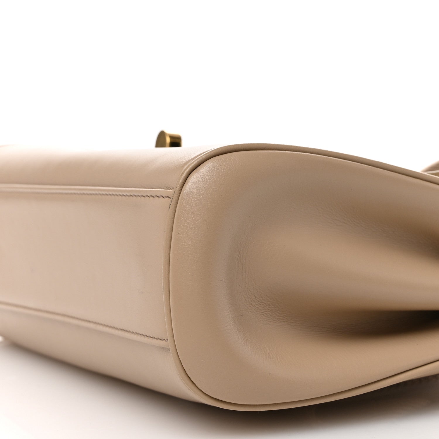 Celine Smooth Calfskin Teen Soft 16 Shoulder Bag Safari 10 of 12