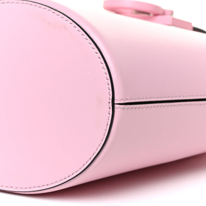 Salvatore Ferragamo Calfskin Small Trifolio Bucket Shoulder Bag Cheerleader Pink 10 of 16