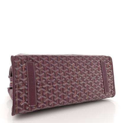 Goyard Goyardine Sac Hardy Pet Carrier PM Burgundy 5 of 15
