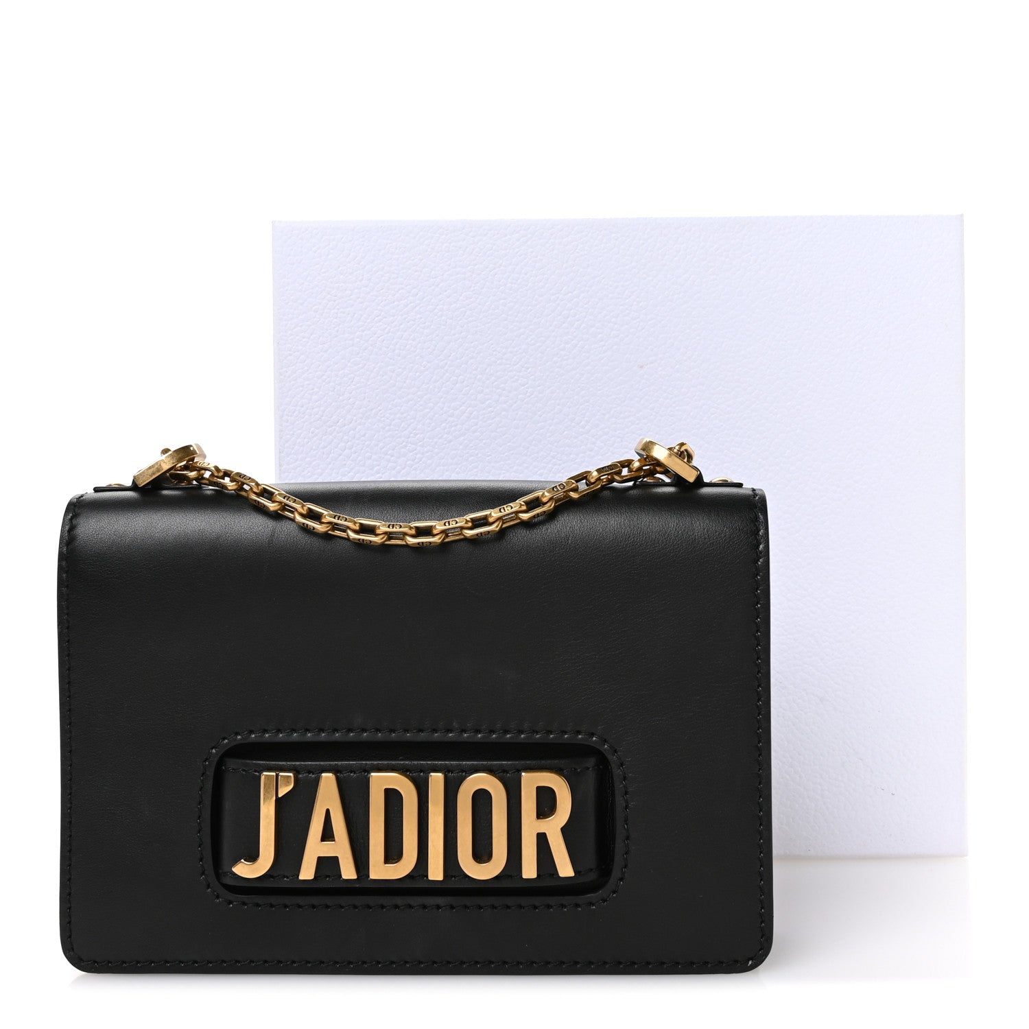 Christian Dior Calfskin Mini J'Adior Chain Flap Bag Black 11 of 11