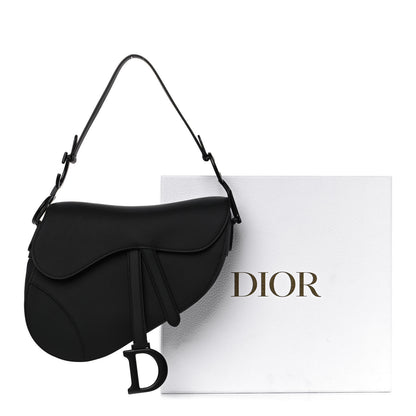 Christian Dior Ultra Matte Calfskin Saddle Bag Black 12 of 12