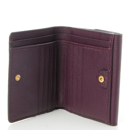 Chloe Grained Calfskin Marcie Square Wallet Intense Violine 6 of 8