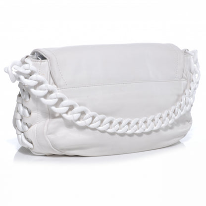 Chanel Leather Modern Chain Flap White 3 of 8