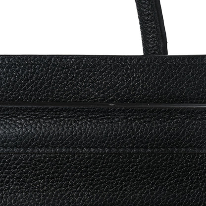 Celine Drummed Calfskin Micro Luggage Black 10 of 16