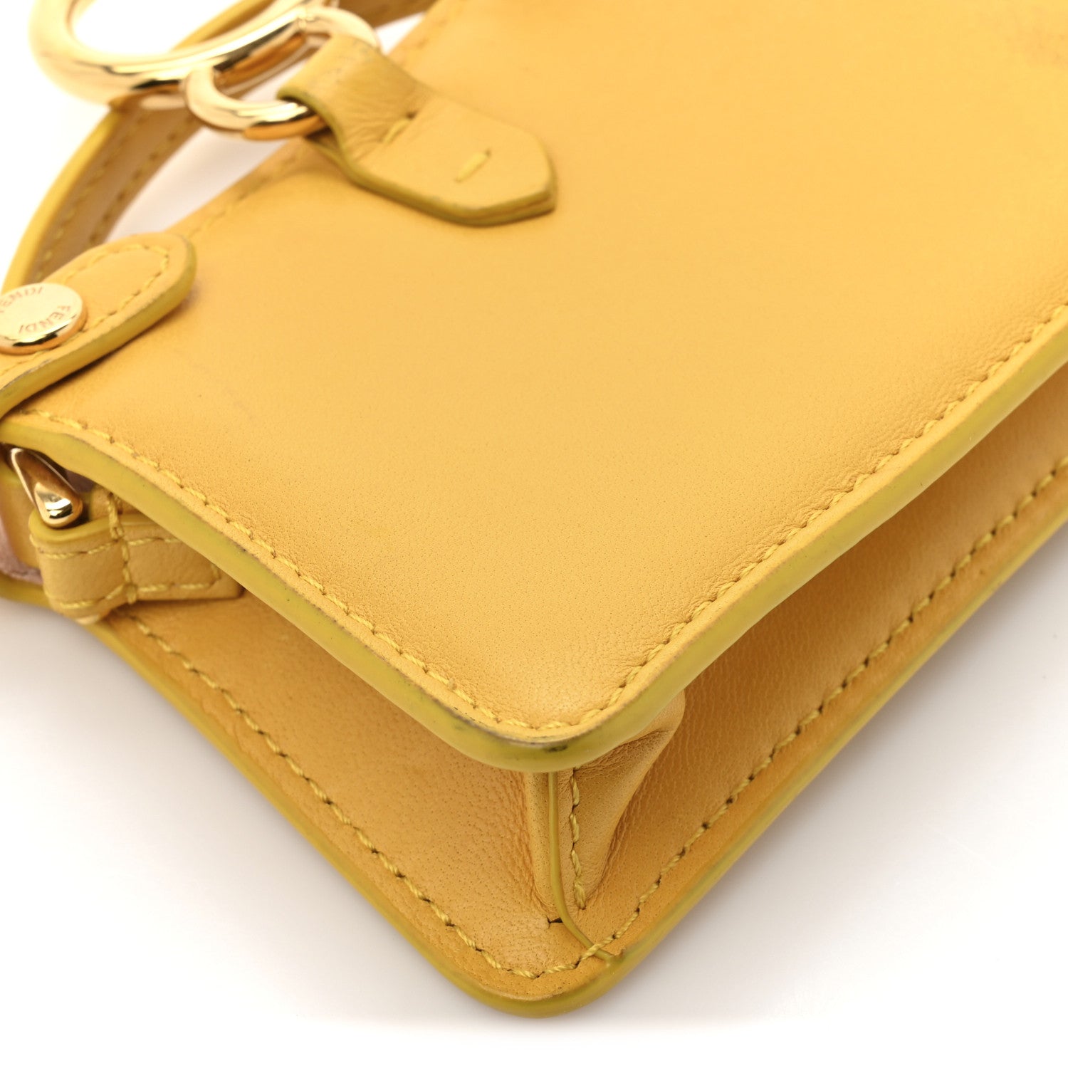 Fendi Nappa Sigma Pico Peekaboo Charm Mismosa 24 of 24