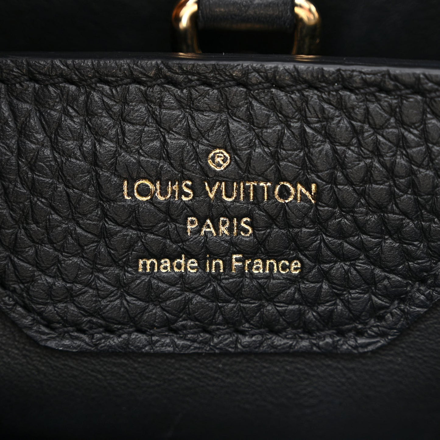 Taurillon Capucines MM Black Blue White