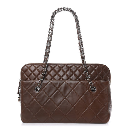 Chanel Calfskin Quilted In the Business Tote Brown 1 of 12