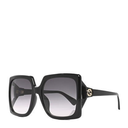 Gucci Acetate Square Frame Sunglasses GG0876S Black 1 of 7
