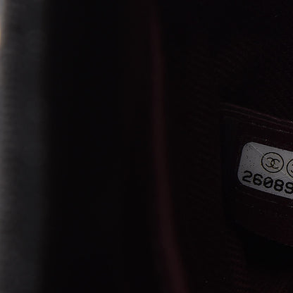 Chanel Caviar Chevron Quilted Small Coco Handle Flap So Black 7 of 8