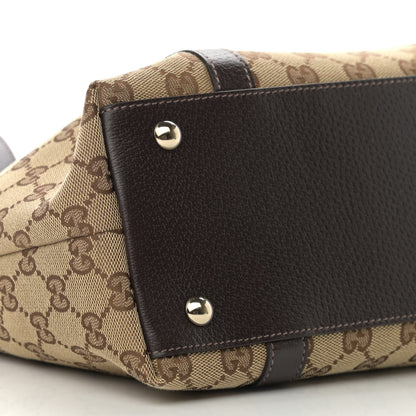 Gucci Monogram Medium Abbey Tote Dark Brown 9 of 10