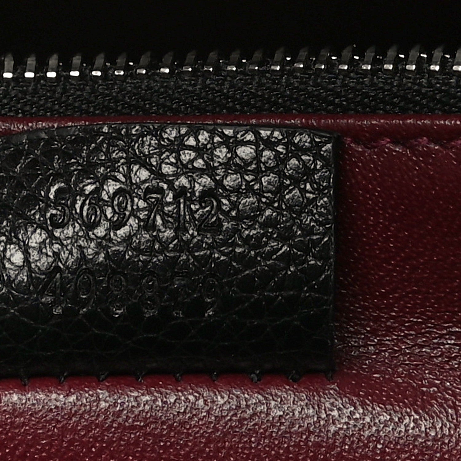 Gucci Grainy Calfskin Small Zumi Top Handle Bag Black 8 of 11