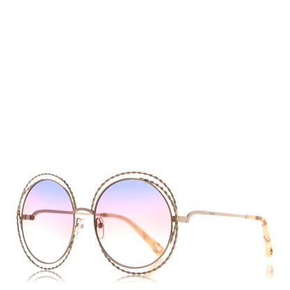 Chloe Oversized Round Carlina Oversized Round Sunglasses CE114ST Rainbow 1 of 7