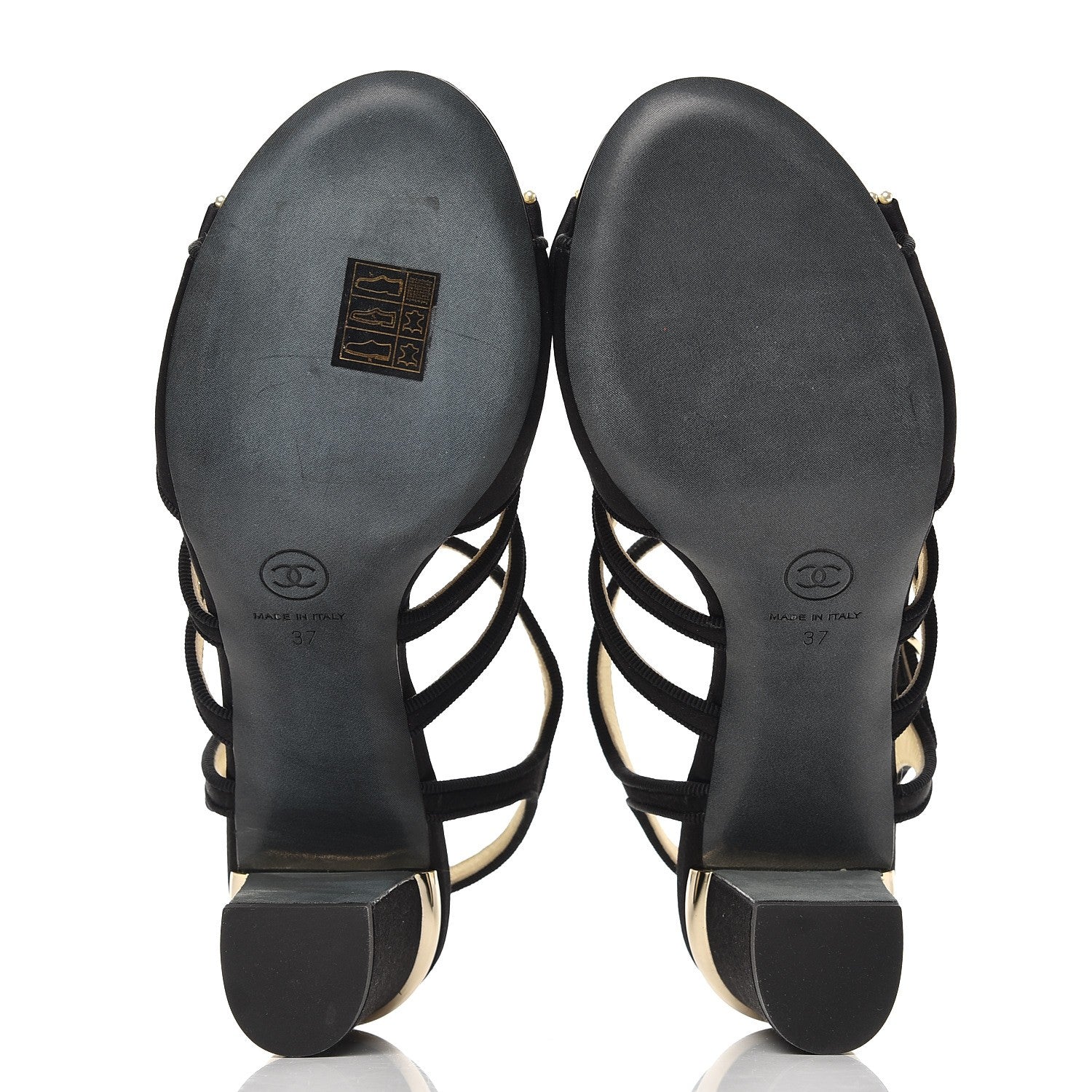 Chanel Satin Pearl Bow Sandals 37 Black 241022 – FASHIONPHILE