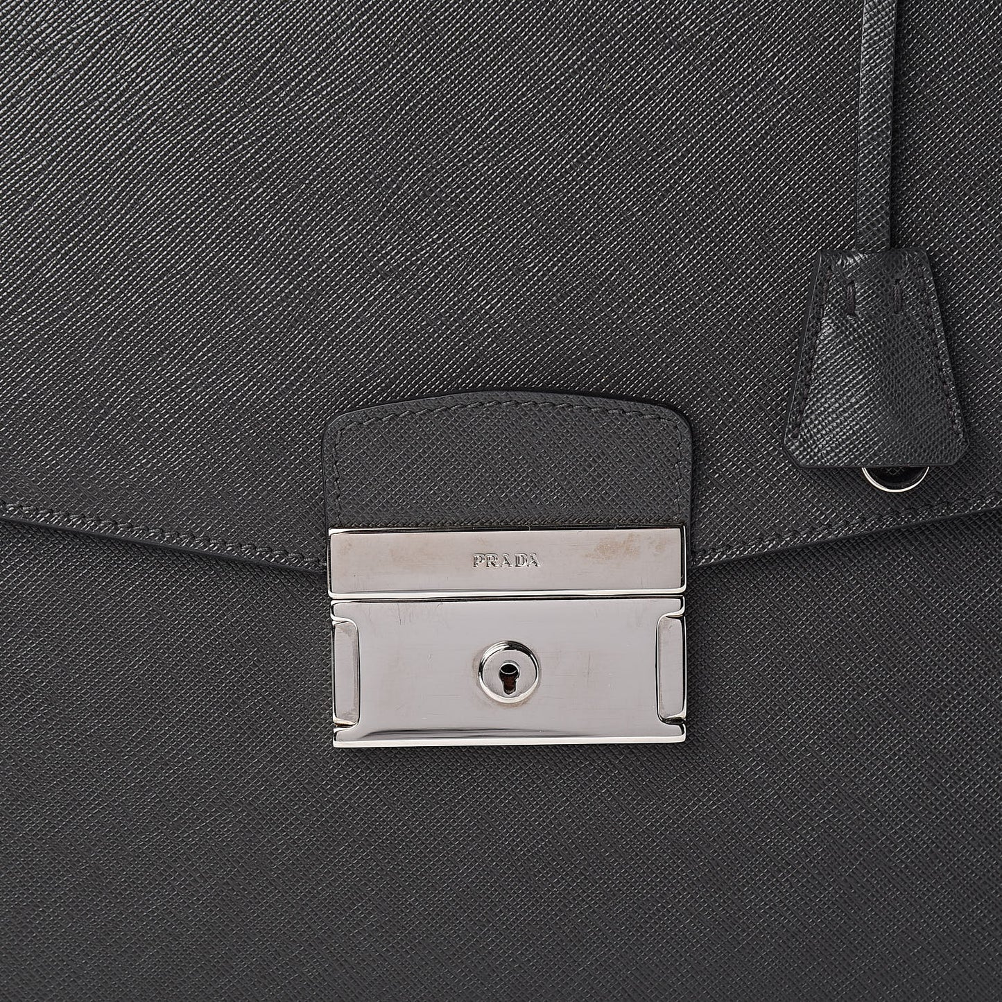 Saffiano Briefcase Marmo