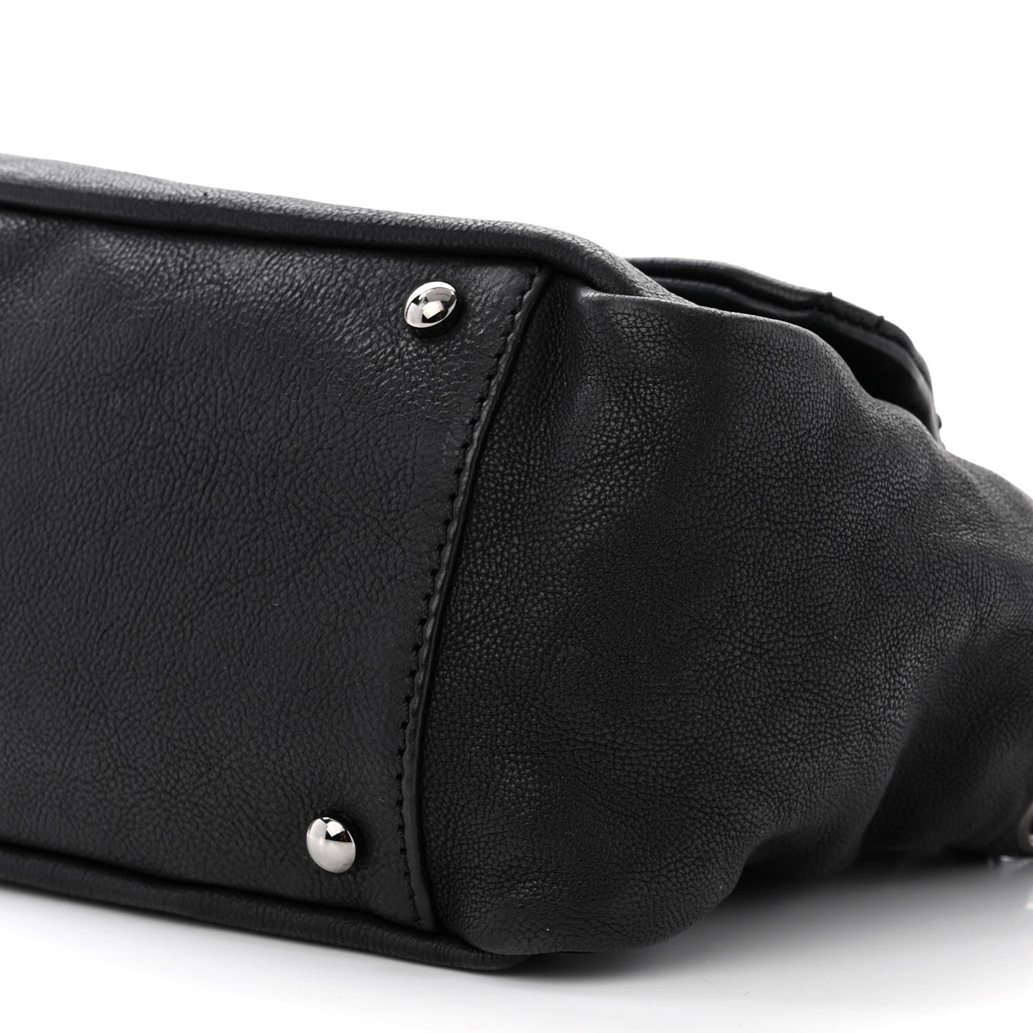 Chanel Calfskin Diamond Stitch Accordion Flap Black 10 of 13