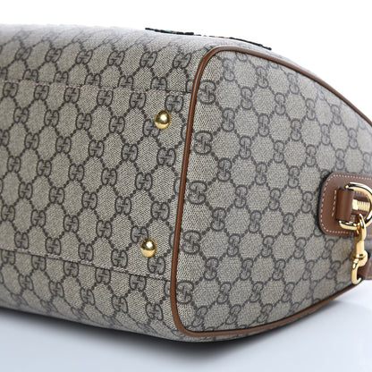 Gucci GG Supreme Monogram Blind for Love Embroidered Medium Boston Beige Tuscany 9 of 10