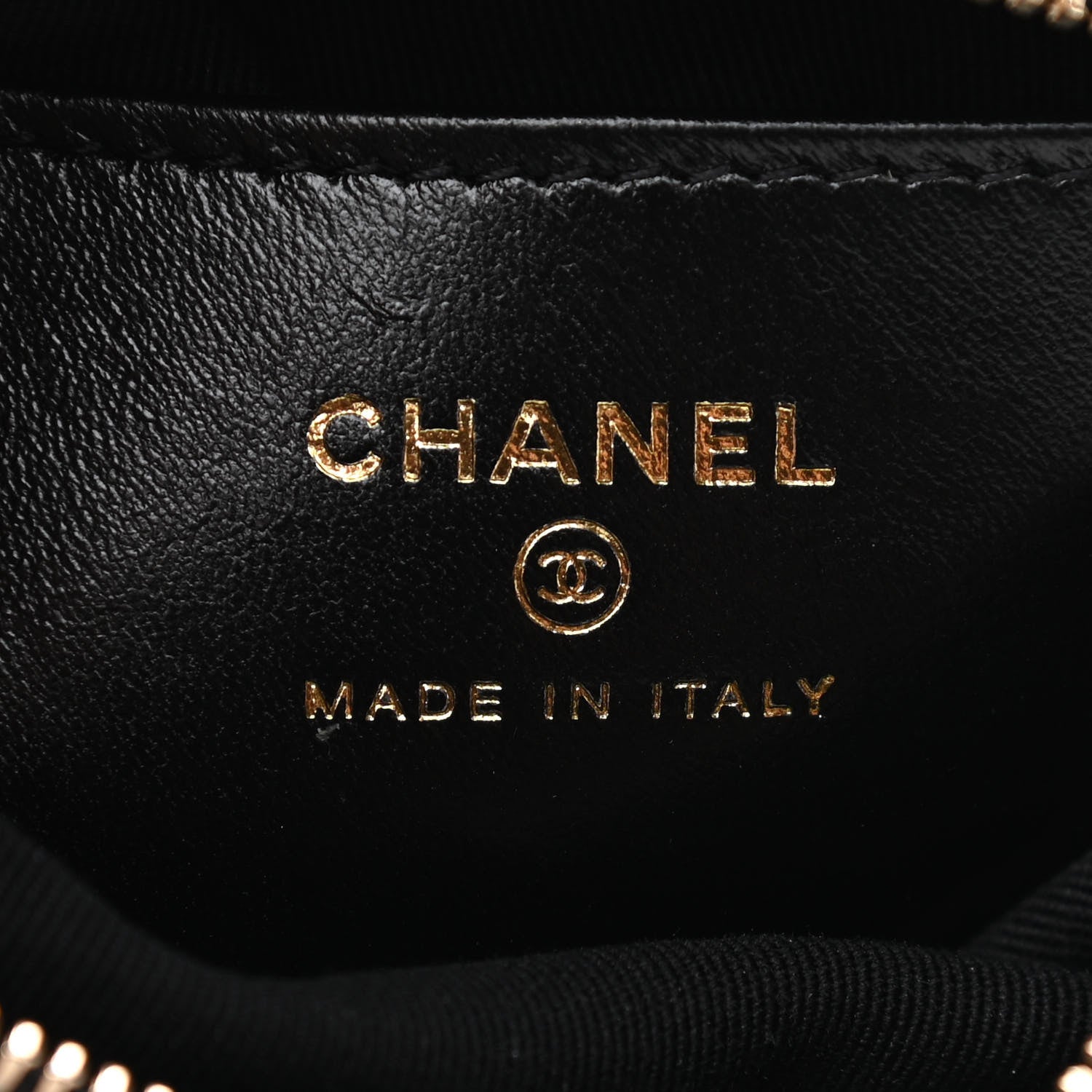 Chanel Quilted Chain Around Pouch Black 6 of 9