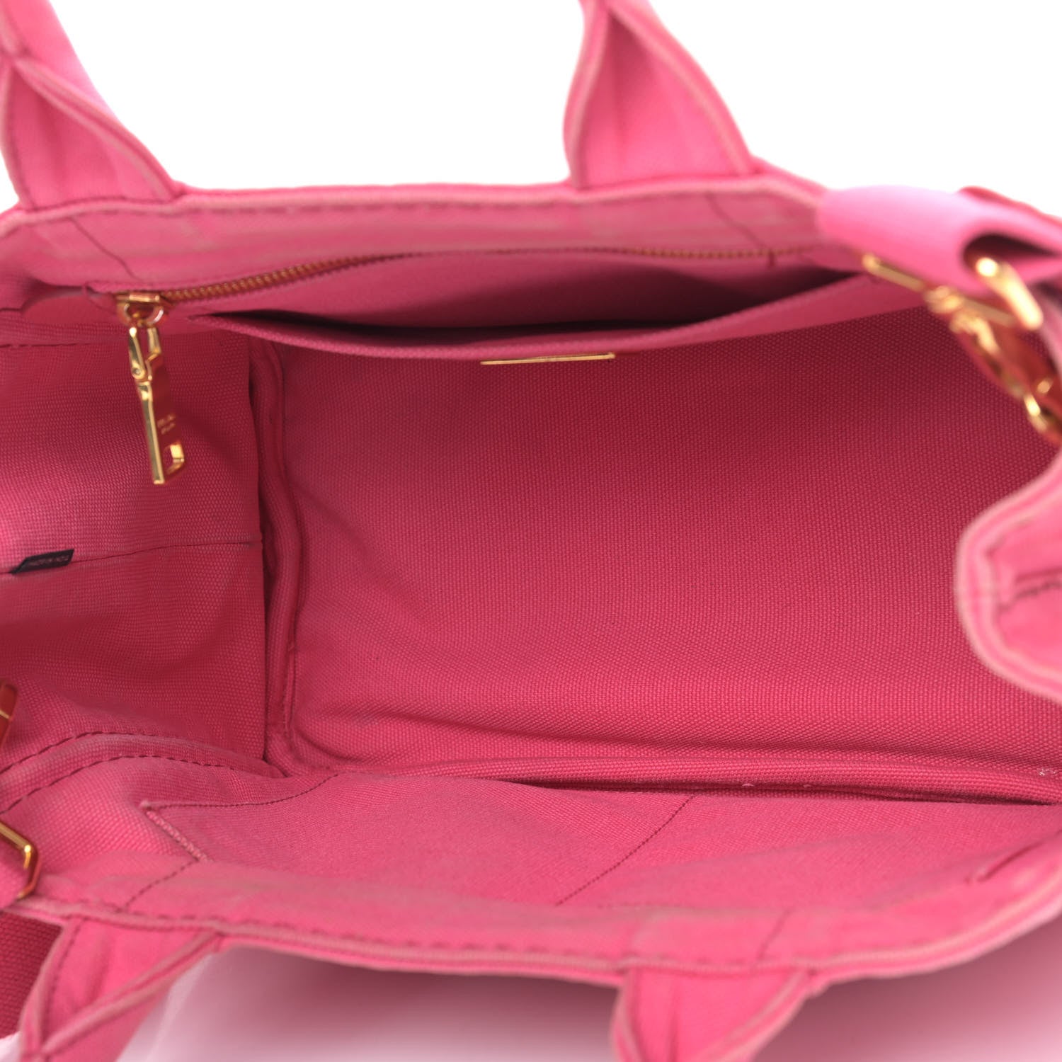 Prada Canapa Small Logo Tote Peonia 4 of 13