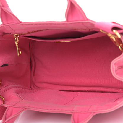 Prada Canapa Small Logo Tote Peonia 4 of 13