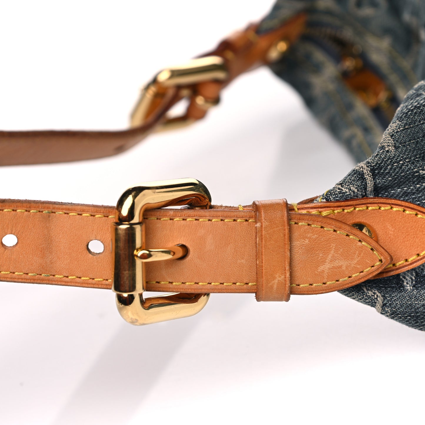 Monogram Denim Baggy PM Blue