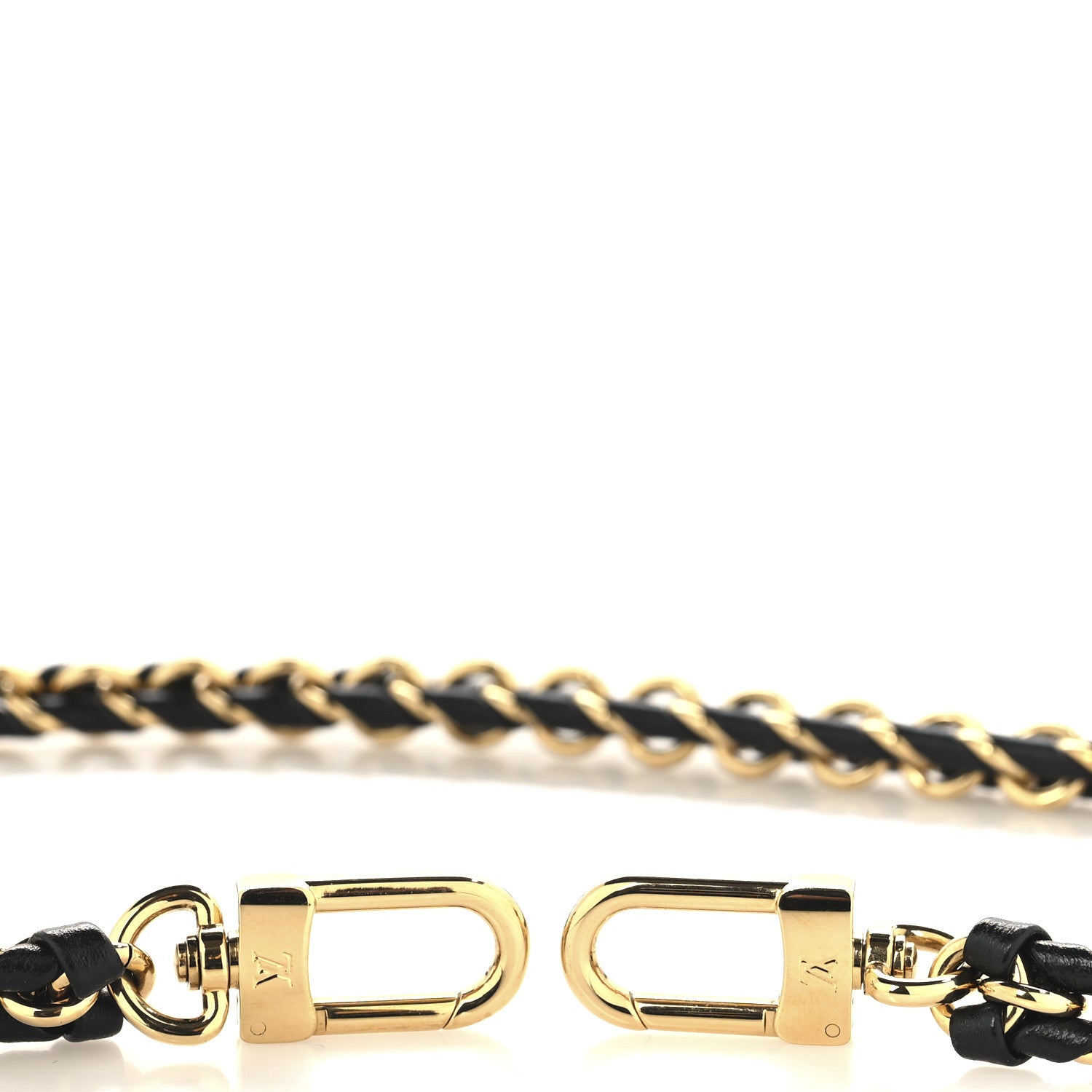 Louis Vuitton Calfskin Multi Pochette Chain Shoulder Strap Black Gold 3 of 3