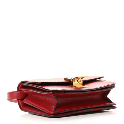 Celine Smooth Calfskin Small Classic Box Flap Bag Red 4 of 11