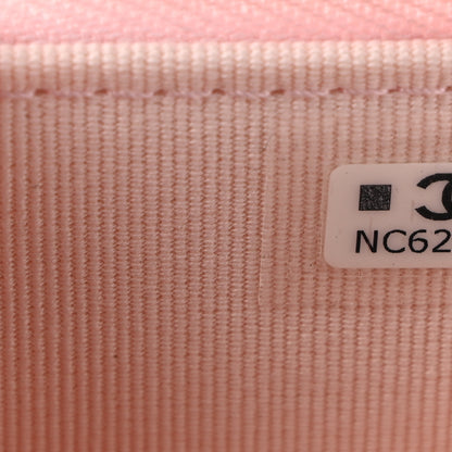 Chanel Caviar Quilted Zip Coin Purse Light Pink 7 of 8
