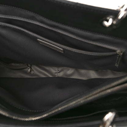 Chanel Caviar Quilted XL Grand Shopping Tote GST Dark Grey 5 of 10