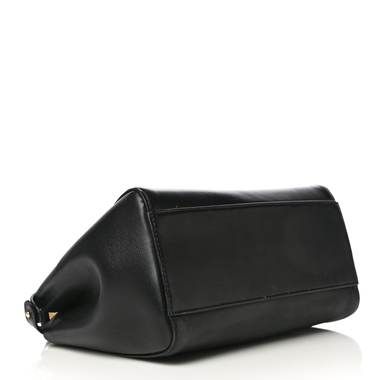 Fendi Nappa Mini Peekaboo Iconic Satchel Black 4 of 26