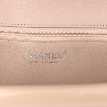 Chanel Patent Horizontal Quilted Jumbo Single Flap Pink 6 of 11