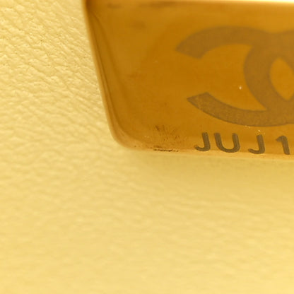 Chanel Caviar Quilted Small Double Flap Light Yellow 7 of 12