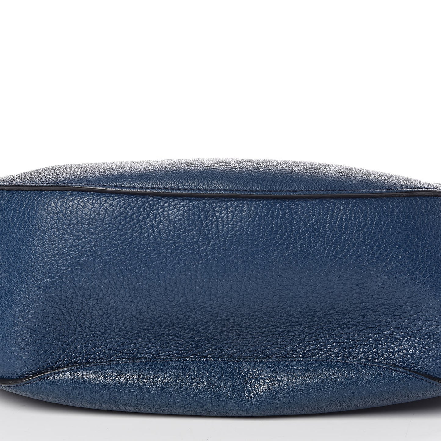 Grained Lambskin Large Drew Shoulder Bag Factory Blue