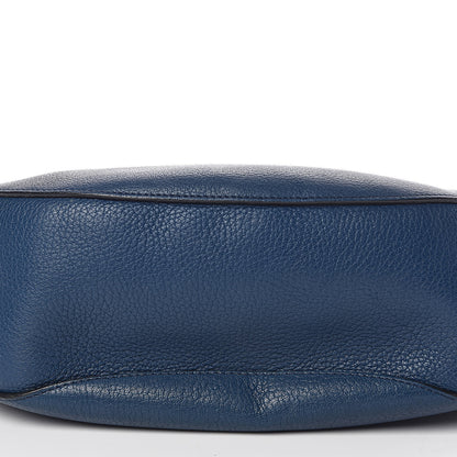 Chloe Grained Lambskin Large Drew Shoulder Bag Factory Blue 10 of 11