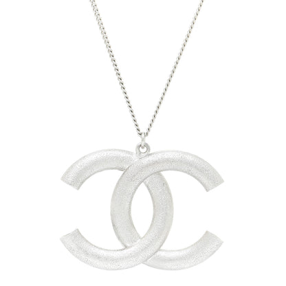 Chanel Baguette Crystal Large CC Necklace Silver 5 of 7