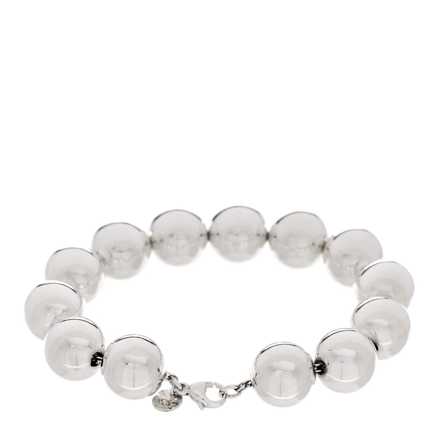 Sterling Silver 10mm Hardwear Ball Bracelet