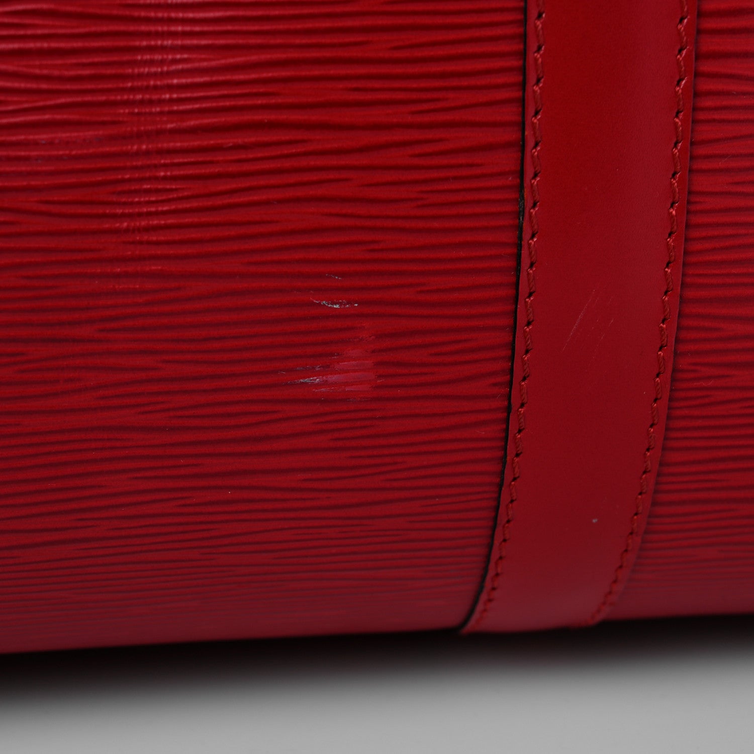 Louis Vuitton Epi Keepall 45 Castillan Red 15 of 18