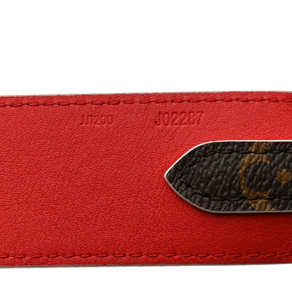 Louis Vuitton Monogram Bandouliere Shoulder Strap Red 3 of 5