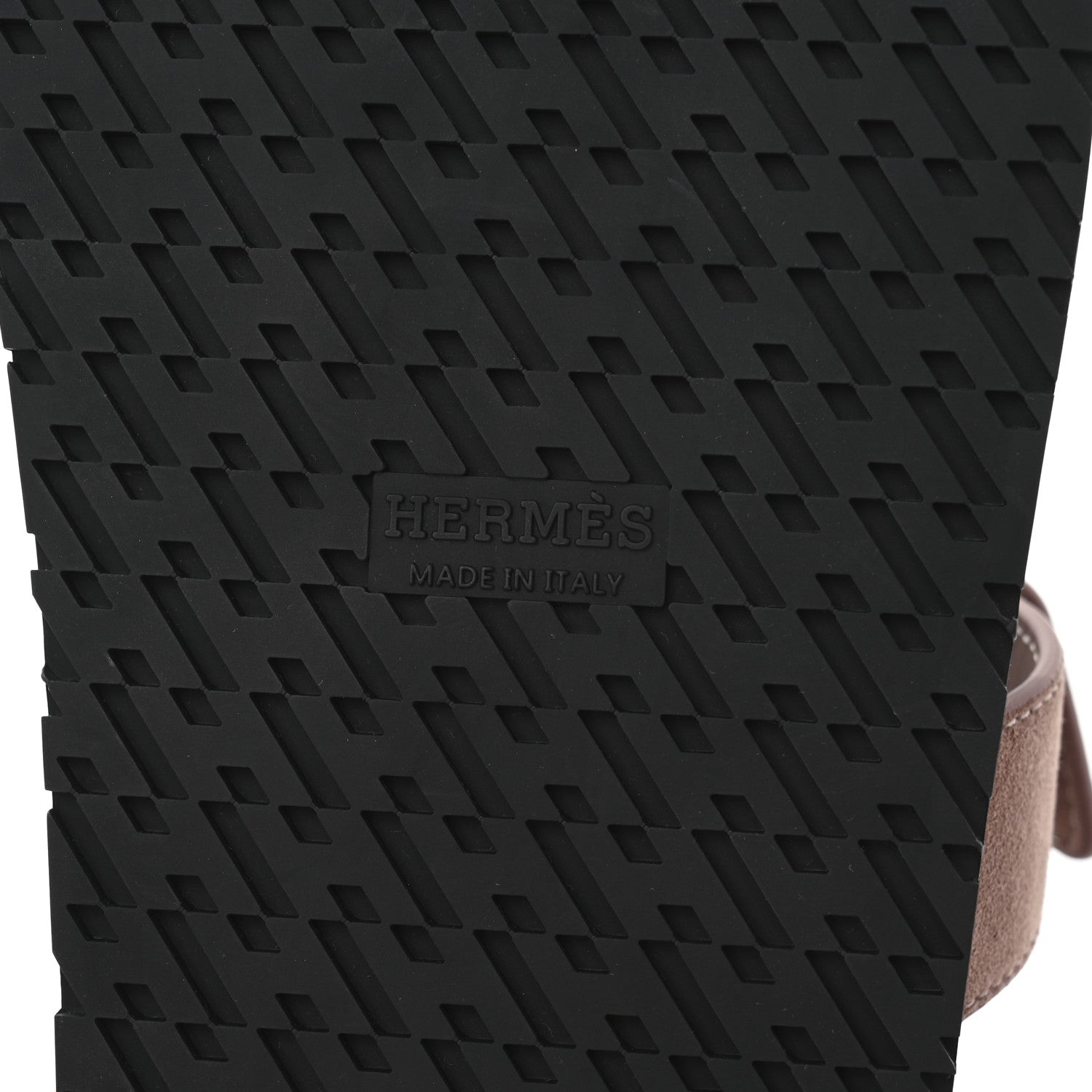 Hermes Suede Goatskin Womens Chypre Sandals 39 Rose Antique 7 of 10