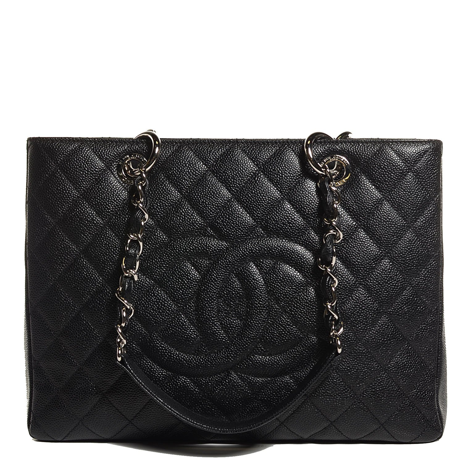 Chanel Caviar Quilted Grand Shopping Tote GST Black 1 of 8