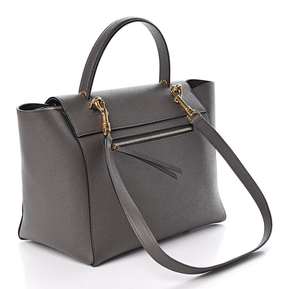 Celine Grained Calfskin Mini Belt Bag Grey 3 of 9