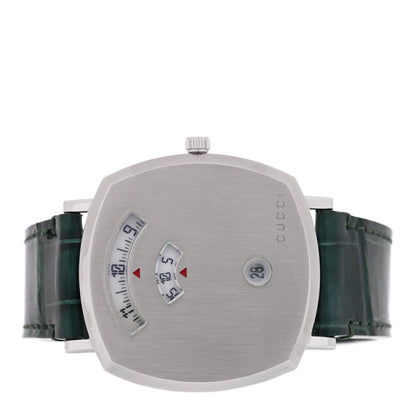 Gucci Stainless Steel Alligator 38mm Grip Quartz Watch Green 2 of 5