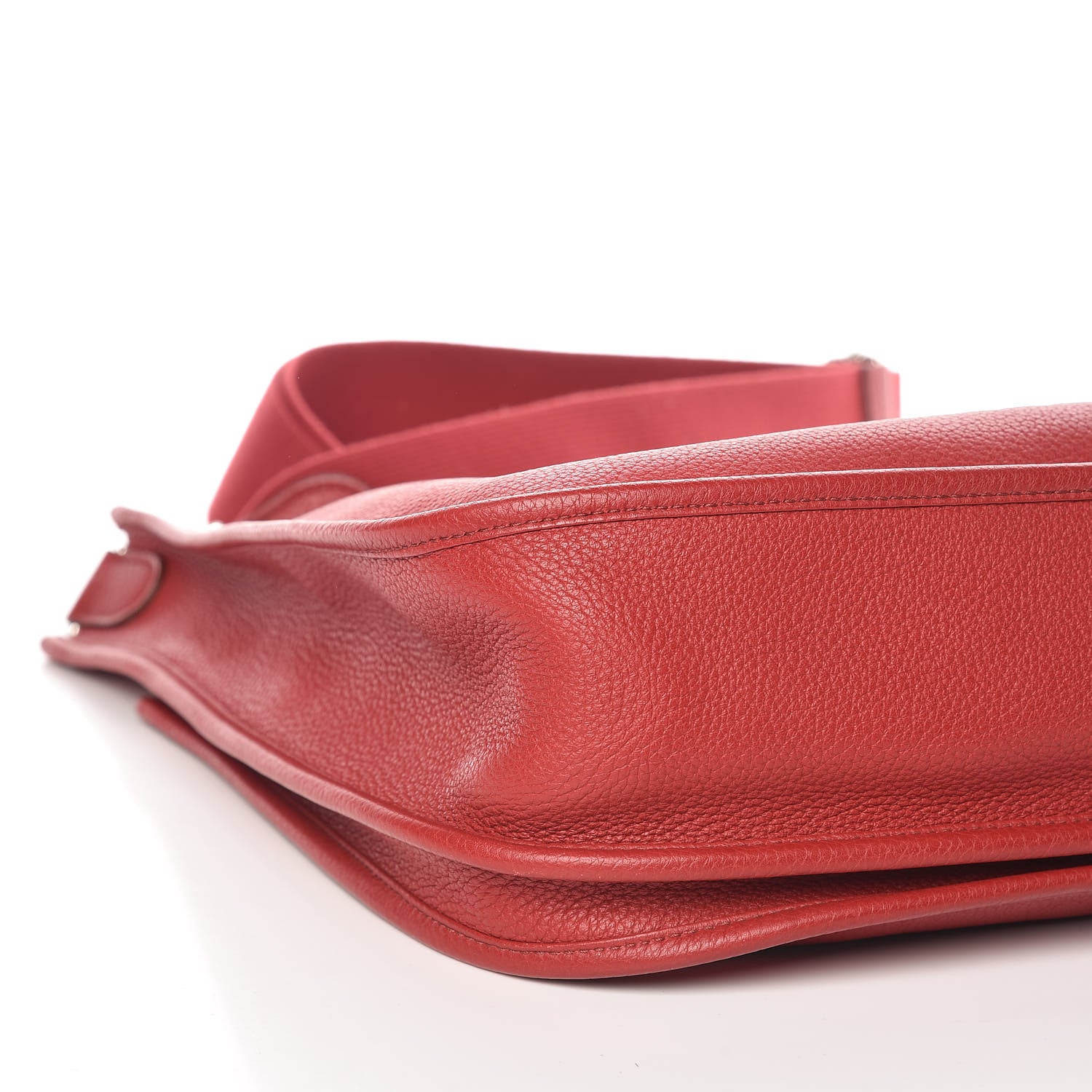 Hermes Taurillon Clemence Evelyne III GM Rouge Garance 8 of 10
