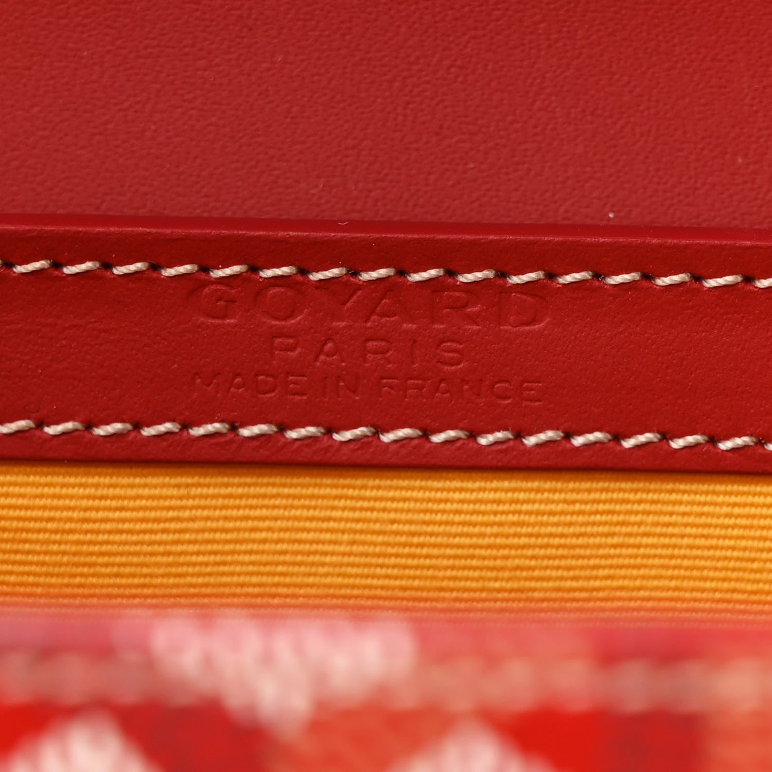 Goyard Goyardine Structure Mini Saigon Red 6 of 10
