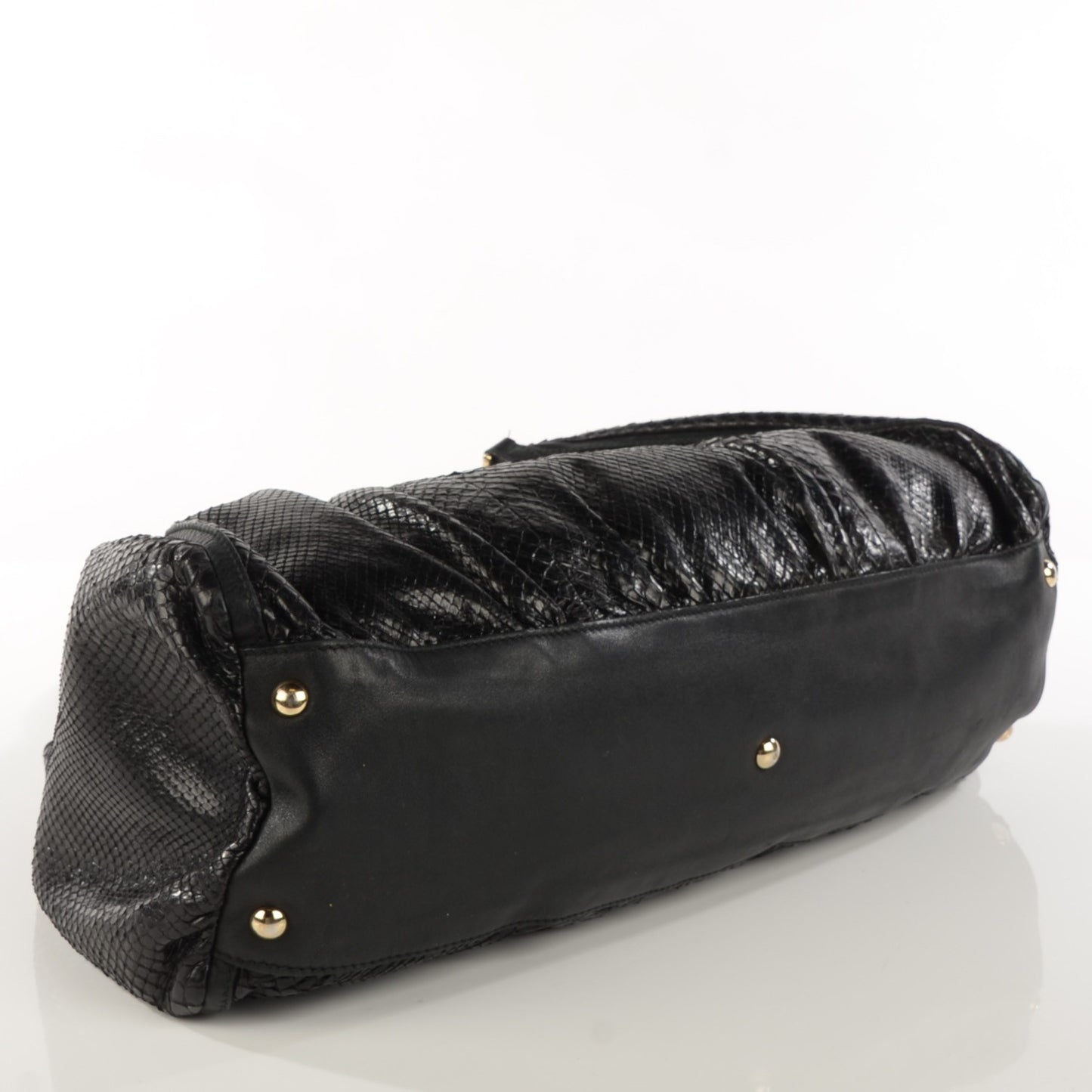 Python D Ring Hobo Black
