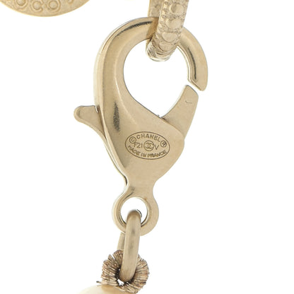 Chanel Pearl CC 100th Anniversary Necklace Light Gold 8 of 14